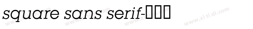 square sans serif字体转换 square sans serif字体转换